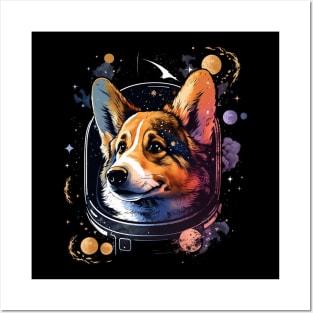 space corgi Posters and Art